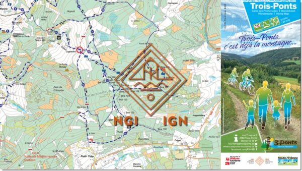 wandelkaart Trois-Ponts 1:25.000 9789462355842  NGI / VVV NGI / VVV wandelkaarten  Wandelkaarten Wallonië (Ardennen)