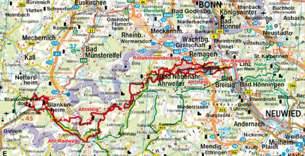 wandelgids AhrSteig Rother Wanderführer 9783763344666  Bergverlag Rother RWG  Meerdaagse wandelroutes, Wandelgidsen, Wijnreisgidsen Eifel
