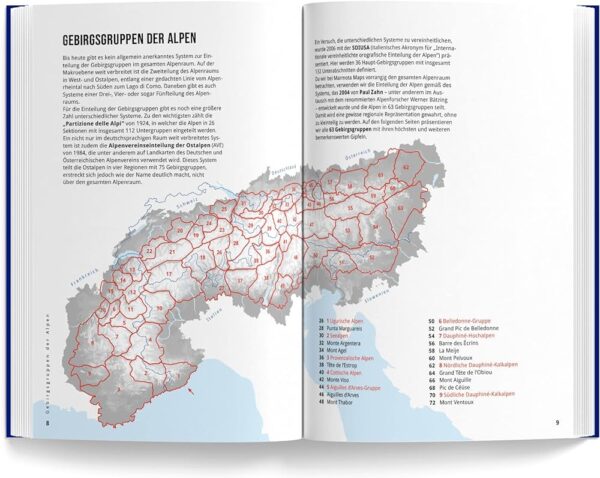Berge der Alpen 9783946719397 Tobias Weber, Lana Bragin, Stefan Spiegel Marmota Maps   Klimmen-bergsport, Landeninformatie Zwitserland en Oostenrijk (en Alpen als geheel)