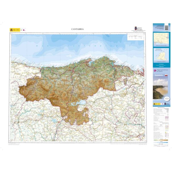 Prov.: Cantabria 1:200.000 9788441646414  CNIG Provinciekaarten Spanje  Landkaarten en wegenkaarten Noordwest-Spanje