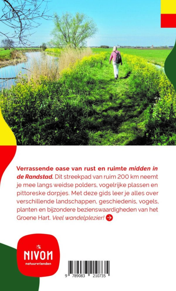 Streekpad-12  Groene Hartpad - wandelgids 9789083210735  Nivon / Wandelnet Streekpaden  Meerdaagse wandelroutes, Wandelgidsen Den Haag, Rotterdam en Zuid-Holland