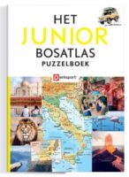 Het Junior Bosatlas Puzzelboek 9789493313552  Keesing   Kinderboeken, Wegenatlassen Wereld als geheel