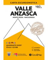 G4M-105 Valle Anzasca  | wandelkaart 1:25.000 9791281223035  Geo4Map   Wandelkaarten Turijn, Piemonte