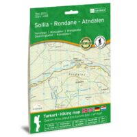 NO-3058 Sollia - Rondane - Atndalen | topografische wandelkaart 7046660030585  Nordeca Topo 3000  Wandelkaarten Midden-Noorwegen, Zuid-Noorwegen
