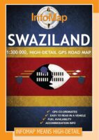 Swaziland - landkaart / wegenkaart 1:250.000 9780958470179  InfoMap   Landkaarten en wegenkaarten Zuid-Afrika