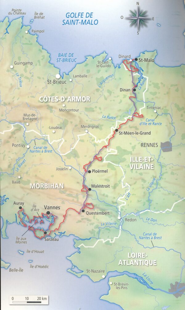 Bretagne à Vélo Deel 3 | fietsgids 9782737373725  Quest France Guides à Vélo  Fietsgidsen Bretagne
