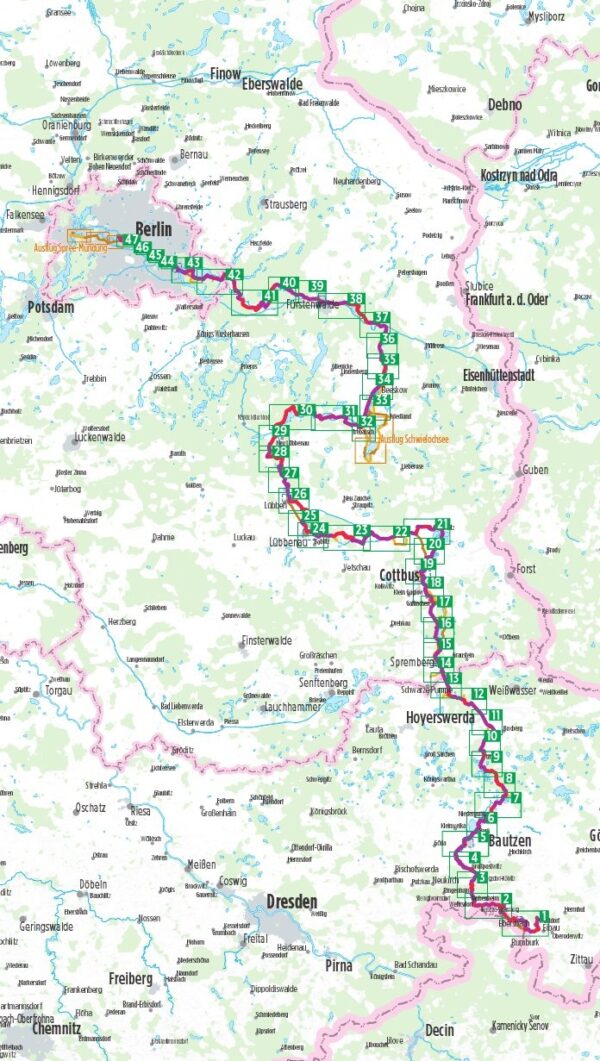 Bikeline Spree-Radweg | fietsgids 9783711101501  Esterbauer Bikeline  Fietsgidsen Brandenburg & Sachsen-Anhalt