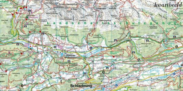 WK-201  Schladminger Tauern,Radstadt,Dachstein wandelkaart 1:50.000 9783850847162  Freytag & Berndt WK 1:50.000  Wandelkaarten Salzburger Land & Stiermarken