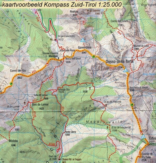 Kompass wandelkaart KP-058  Sterzing/Vipiteno 1:25.000 9783991219774  Kompass Wandelkaarten Kompass Zuid-Tirol, Dolomieten  Wandelkaarten Zuid-Tirol, Dolomieten