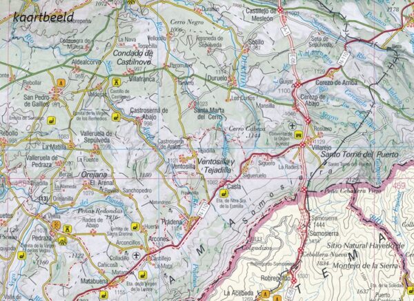 Prov.: Segovia 1:200.000 9788441638662  CNIG Provinciekaarten Spanje  Landkaarten en wegenkaarten Madrid & Midden-Spanje