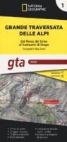 GTA 1: Nord - Grande Traversata delle Alpi | wandelatlas GTA, deel NOORD 9788869855344  Geo4Map National Geographic  Meerdaagse wandelroutes, Wandelgidsen, Wandelkaarten Turijn, Piemonte