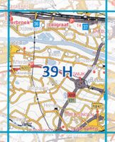 39H Bergharen topografische wandelkaart 1:25.000 TK25.39H  Kadaster / Geo-Informatie Top. kaarten Gelderland  Wandelkaarten Nijmegen en het Rivierengebied