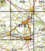 41B  Lichtenvoorde topografische wandelkaart 1:25.000 TK25.41B  Kadaster / Geo-Informatie Top. kaarten Gelderland  Wandelkaarten Gelderse IJssel en Achterhoek