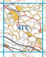 41C  Ulft topografische wandelkaart 1:25.000 TK25.41C  Kadaster / Geo-Informatie Top. kaarten Gelderland  Wandelkaarten Gelderse IJssel en Achterhoek