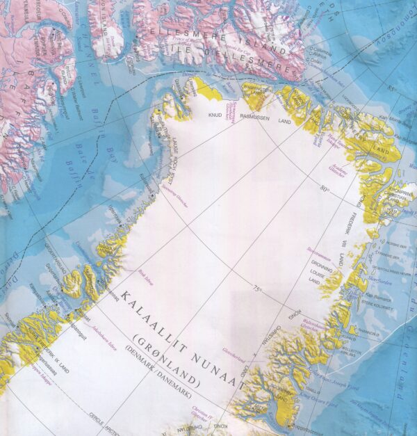 ITM Greenland | landkaart 1:3.000.000 / 9.000.000 9781771293228  International Travel Maps   Landkaarten en wegenkaarten Groenland