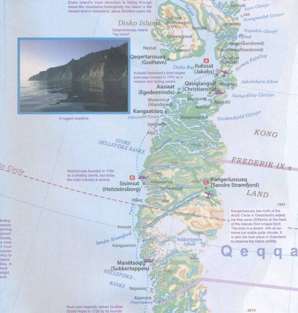 ITM Greenland | landkaart 1:3.000.000 / 9.000.000 9781771293228  International Travel Maps   Landkaarten en wegenkaarten Groenland