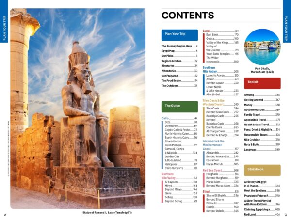 Lonely Planet Egypt 9781838697334  Lonely Planet Travel Guides  Reisgidsen Egypte