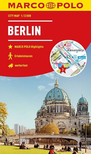 Berlin | Marco Polo stadsplattegrond Berlijn 1:12.000 9783829730983  Marco Polo MP stadsplattegronden  Stadsplattegronden Berlijn