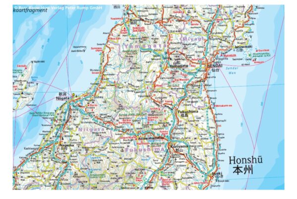 Japan landkaart, wegenkaart 1:1.200.000 9783831772919  Reise Know-How Verlag WMP, World Mapping Project  Landkaarten en wegenkaarten Japan