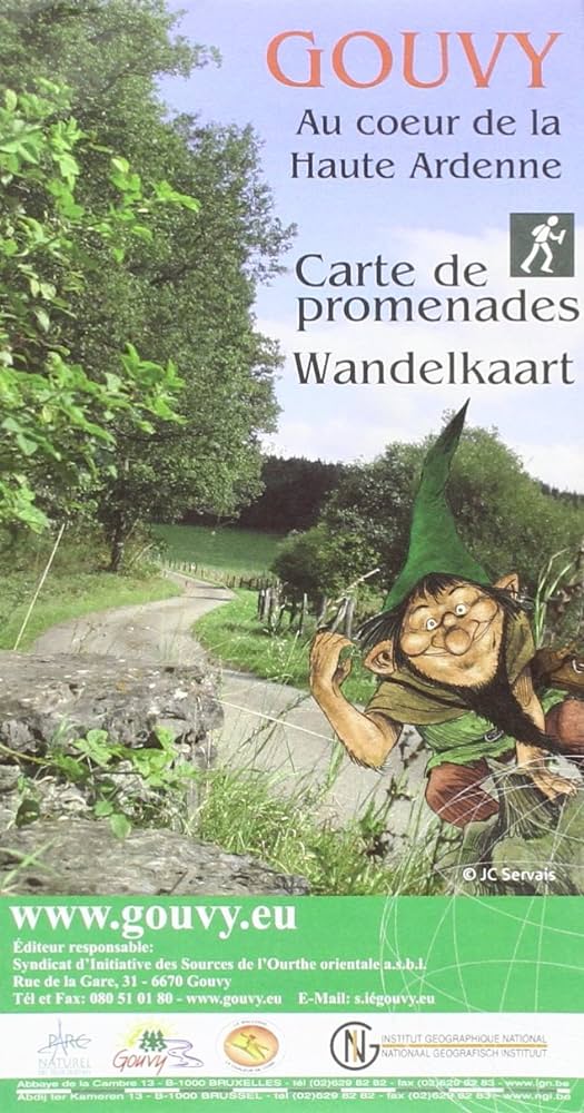 wandelkaart Gouvy  1:25.000 9789059349476  NGI / VVV NGI / VVV wandelkaarten  Wandelkaarten Wallonië (Ardennen)