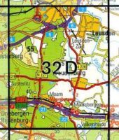 32D Woudenberg topografische wandelkaart 1:25.000 TK25.32D  Kadaster / Geo-Informatie Top. kaarten Utrecht  Wandelkaarten Utrecht