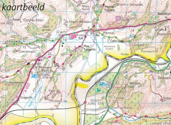 LR-127  Stafford + Telford, Ironbridge | topografische wandelkaart 9780319262252  Ordnance Survey Landranger Maps 1:50.000  Wandelkaarten Birmingham, Cotswolds, Oxford