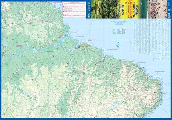 ITM Amazone & Noord-Brazilië 1:3.300.000 | landkaart, autokaart 9781771290203  International Travel Maps   Landkaarten en wegenkaarten Brazilië