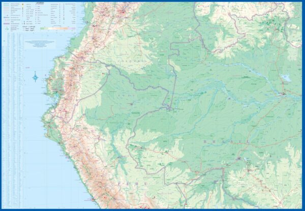 ITM Amazone & Noord-Brazilië 1:3.300.000 | landkaart, autokaart 9781771290203  International Travel Maps   Landkaarten en wegenkaarten Brazilië