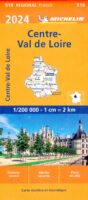 518 Centre | Michelin  wegenkaart, autokaart 1:200.000 9782067262461  Michelin Regionale kaarten  Landkaarten en wegenkaarten Loire & Centre