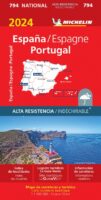 794  Spanje en Portugal 1:1.000.000 (onverscheurbaar) 2024 9782067262799  Michelin Michelinkaarten Jaaredities  Landkaarten en wegenkaarten Spanje