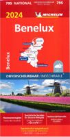 795  Benelux 2024 (indéchirable) 9782067262935  Michelin Michelinkaarten Jaaredities  Landkaarten en wegenkaarten Benelux
