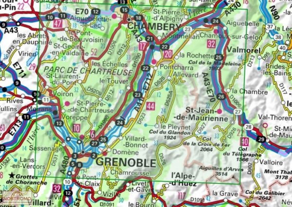 TSQ-02 Chartreuse, Belledonne | IGN overzichts- en wandelkaart 9782758554721  IGN TOP 75  Landkaarten en wegenkaarten, Wandelkaarten Vercors, Chartreuse, Grenoble, Isère