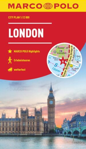 Marco Polo Stadsplattegrond Londen 9783575018311  Marco Polo MP stadsplattegronden  Stadsplattegronden Londen