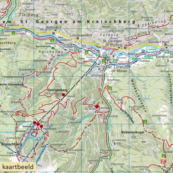 WK-211 Naturpark Zirbitzkogel Grebenzen wandelkaart 1:50.000 9783707920536  Freytag & Berndt WK 1:50.000  Wandelkaarten Salzburger Land & Stiermarken