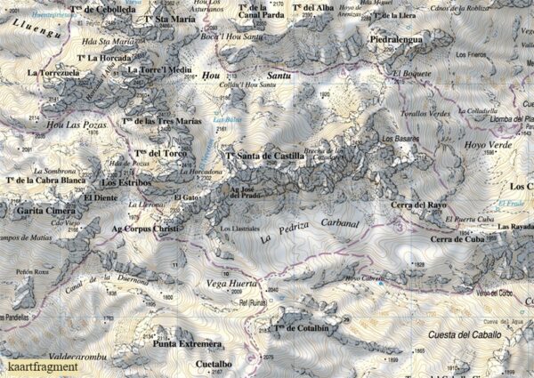 wandelkaart Picos de Europa 1:25.000 West (Macizo Occidental) 9788493317799  Adrados   Wandelkaarten Picos de Europa
