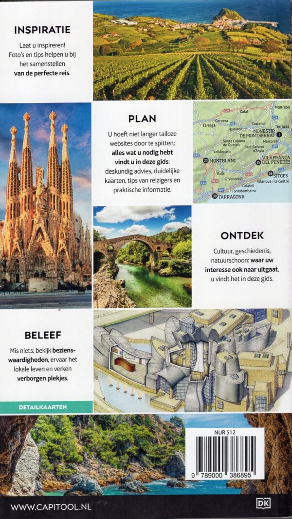 Capitool Spanje | reisgids 9789000386895  Capitool Reisgidsen   Reisgidsen Spanje