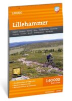 CAL-085  Lillehammer wandelkaart 1:50.000 9789189541832  Calazo Calazo Noorwegen zuid  Wandelkaarten Zuid-Noorwegen