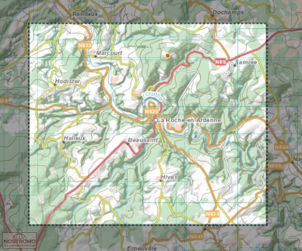 wandelkaart La Roche-en-Ardenne 1:25.000 9789462356368  NGI / VVV NGI / VVV wandelkaarten  Wandelkaarten Wallonië (Ardennen)