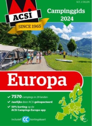 ACSI Campinggids Europa 2024 9789493182530  ACSI   Campinggidsen Europa