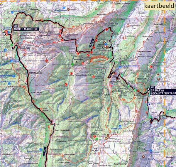 CAI Sentiero Italia-kaart n. 2B – SICILIË 1:50.000 9791280496379  Idea Montagna   Meerdaagse wandelroutes, Wandelkaarten Sicilië