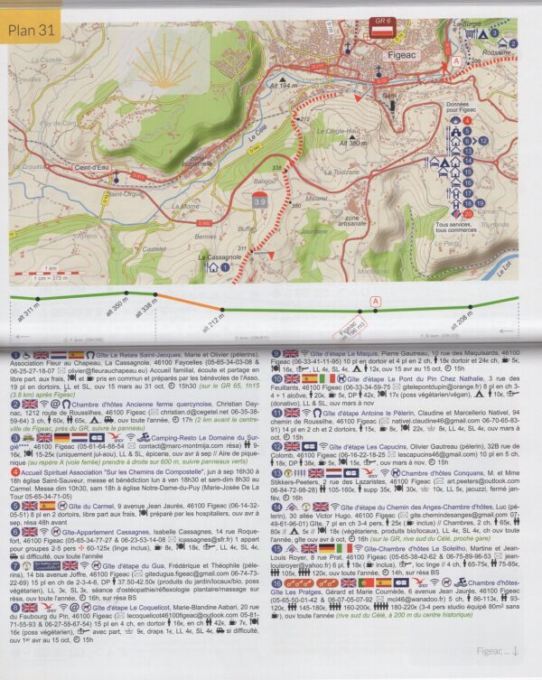 wandelgids Miam Miam Dodo: Le Guide GR65 Section 1: Le Puy en Velay - Cahors 9782380060300  Vieux Crayon Miam Miam Dodo  Meerdaagse wandelroutes, Santiago de Compostela, Wandelgidsen Frankrijk