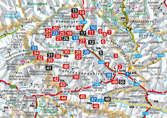 Kompass wandelgids Osttirol KP-5620 9783991216292  Kompass Kompass Wanderführer  Wandelgidsen Osttirol