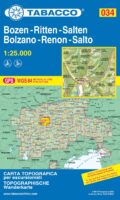 TAB-034   Bolzano e dintorni | Tabacco wandelkaart 9788883151828  Tabacco Tabacco 1:25.000  Wandelkaarten Zuid-Tirol, Dolomieten
