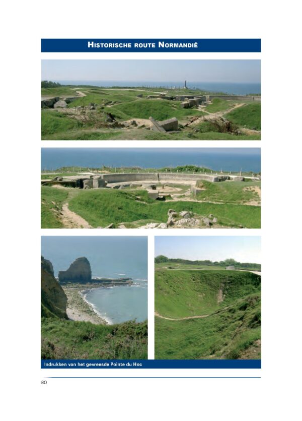 Normandië - in de voetsporen van de geallieerden 9789038929248 Aad Spanjaard Elmar Historische Routes  Historische reisgidsen, Reisgidsen Normandië