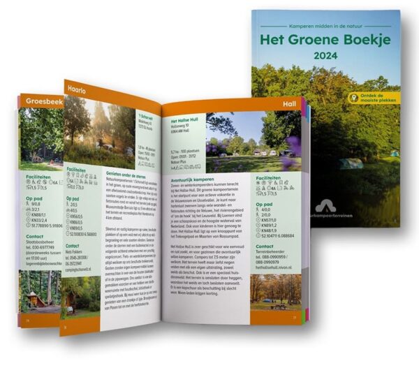 Het Groene Boekje 2024 9789083291413  De Groene Koepel   Campinggidsen Nederland