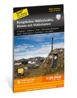 CAL-023  Kungsleden: traject Nikkaluokta, Ritsem & Vakkotavare wandelkaart 1:50.000 9789188335319  Calazo Calazo Zweeds Lapland  Wandelkaarten, Meerdaagse wandelroutes Zweeds-Lapland (Norrbottens Län)