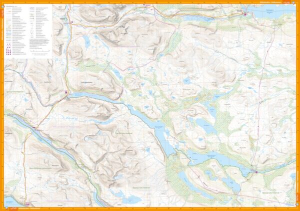 CAL-023  Kungsleden: traject Nikkaluokta, Ritsem & Vakkotavare wandelkaart 1:50.000 9789188335319  Calazo Calazo Zweeds Lapland  Meerdaagse wandelroutes, Wandelkaarten Zweeds-Lapland (Norrbottens Län)