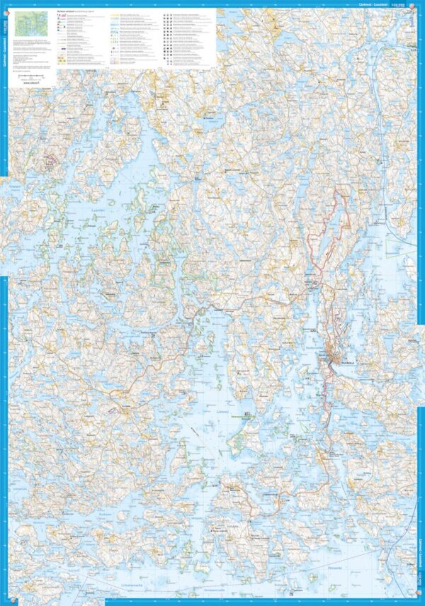 CAL-039  Saimaa Geopark: Mikkeli, Puumala & Sulkava wandelkaart 1:50.000 9789188779281  Calazo Calazo Finland Zuid  Wandelkaarten, Watersportboeken Zuid-Finland en Midden-Finland