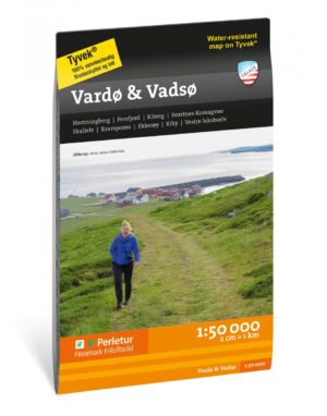 CAL-016  Vardø & Vadsø wandelkaart 1:50 000 9789188779595  Calazo Calazo Noorwegen noord  Wandelkaarten Noors Lapland