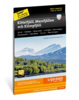 CAL-56  Kittelfjäll, Marsfjällen & Klimpfjäll wandelkaart 1:50.000 9789188779977  Calazo Calazo Zweeds Lapland  Wandelkaarten Midden Zweden